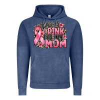 Vintage Denim i wear pink for my mom Vintage Hoodie - BarkalooDesign