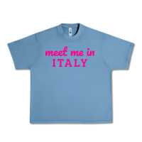Pebble Blue meet me in italy Urban Heavy Tee - DesigneFamous