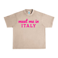 French Oak meet me in italy Urban Heavy Tee - DesigneFamous