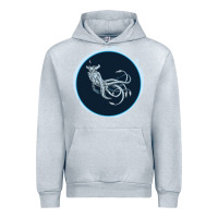 Heather Grey Sea Emperor Transparent Graphic Urban Hoodie - Bettercallsaul