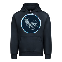 Navy Sea Emperor Transparent Graphic Urban Hoodie - Bettercallsaul