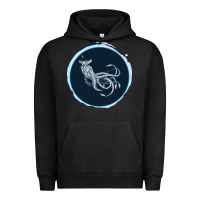 Pigment Black Sea Emperor Transparent Graphic Urban Hoodie - Bettercallsaul