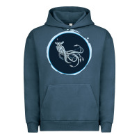 Pigment Midnight Navy Sea Emperor Transparent Graphic Urban Hoodie - Bettercallsaul