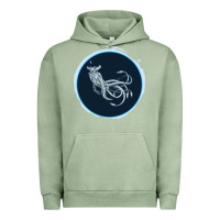 Pigment Oil Green Sea Emperor Transparent Graphic Urban Hoodie - Bettercallsaul