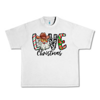 Lunar Rock Love Christmas Santa Urban Heavy Tee - CowhideDigitalArt