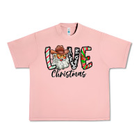 Salmon Love Christmas Santa Urban Heavy Tee - CowhideDigitalArt
