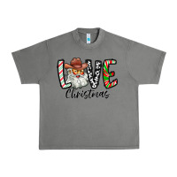 Tornado Love Christmas Santa Urban Heavy Tee - CowhideDigitalArt