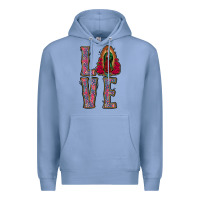 Colony Blue Love Lady Of Guadalupe Premium Hoodie - Jasminsmagicworld