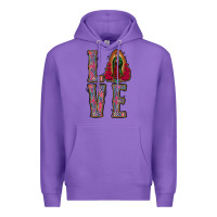 Purple Love Lady Of Guadalupe Premium Hoodie - Jasminsmagicworld