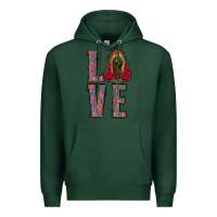 Sports Green Love Lady Of Guadalupe Premium Hoodie - Jasminsmagicworld
