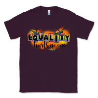 Plum Equality hurts no one Classic Tee - FaDigitalArtStudio