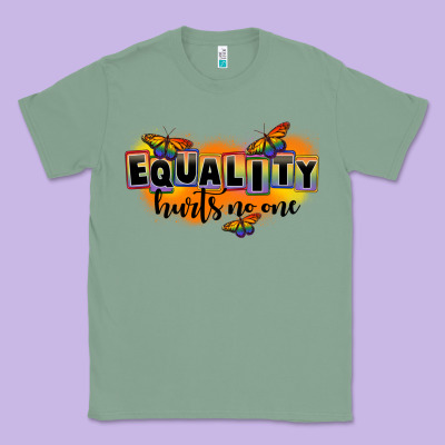 Equality Hurts No One Classic Tee Designed By Fadigitalartstudio