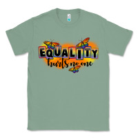 Sage Equality hurts no one Classic Tee - FaDigitalArtStudio