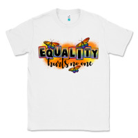 White Equality hurts no one Classic Tee - FaDigitalArtStudio