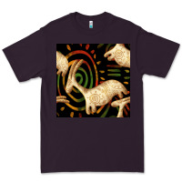 Plum african ethnic animal seamless pattern Premium Tee - BundleAndBundleShop