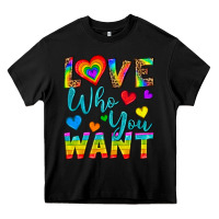 Black Western Love Who You Want Heavy Core Tee - BundleAndBundleShop