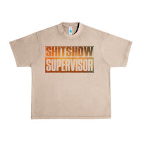 French Oak shitshow supervisor Urban Heavy Tee - DesigneFamous