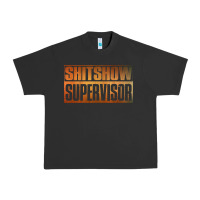 Pigment Black shitshow supervisor Urban Heavy Tee - DesigneFamous