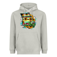 Missouri Map Sunflower Cactus Serape Heavyweight Hoodie | Teevron