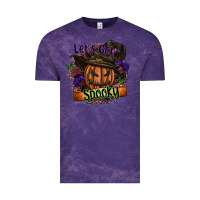 Cloud Purple lets get spooky Vintage Tee - SublimationCraftShop