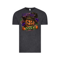 Vintage Black lets get spooky Vintage Tee - SublimationCraftShop