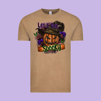 Lets Get Spooky Vintage Tee Designed By Sublimationcraftshop