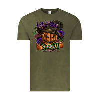 Vintage Olive lets get spooky Vintage Tee - SublimationCraftShop