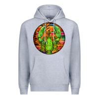 Heather Grey lobster Premium Hoodie - BarkalooDesign
