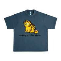 Midnight Navy comrade garf classic Urban Heavy Tee - DesigneFamous