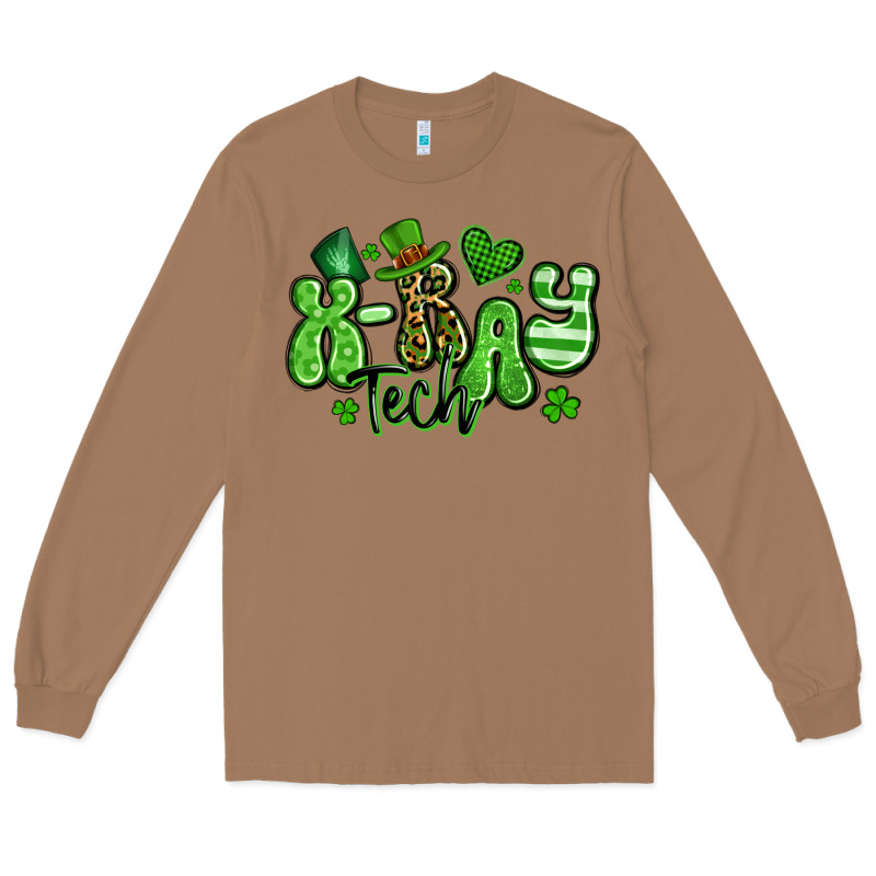 X Ray Tech St Patrick's Day Long Sleeve Tee by Artiststas | Teevron