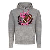 Pink Out Football Vintage Hoodie | Teevron