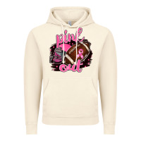 Vintage Artic Pink Out Football Vintage Hoodie - BarkalooDesign