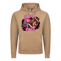 Vintage Coffee Pink Out Football Vintage Hoodie - BarkalooDesign