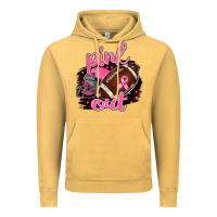 Vintage Mustard Pink Out Football Vintage Hoodie - BarkalooDesign