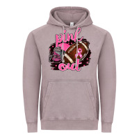 Vintage Zinc Pink Out Football Vintage Hoodie - BarkalooDesign