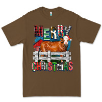 Cacao merry christmas simmental cow Premium Tee - FaDigitalArtStudio