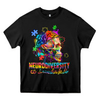 Black Neurodiversity Is Beautiful Heavy Core Tee - FaDigitalArtStudio