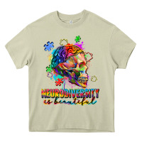 Mossy Neurodiversity Is Beautiful Heavy Core Tee - FaDigitalArtStudio