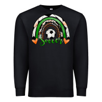 Black Soccer Rainbow Premium Sweatshirt - RanaPortraitStore