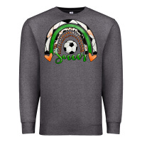Charcoal Heather Soccer Rainbow Premium Sweatshirt - RanaPortraitStore