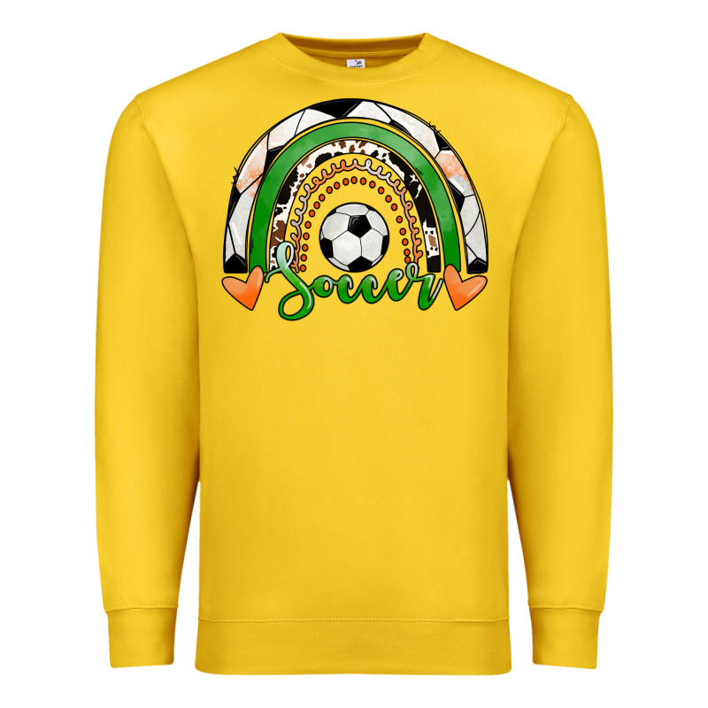Soccer Rainbow Premium Sweatshirt by RanaPortraitStore | Teevron