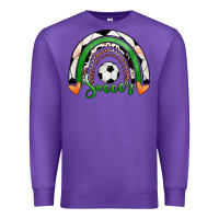 Purple Soccer Rainbow Premium Sweatshirt - RanaPortraitStore