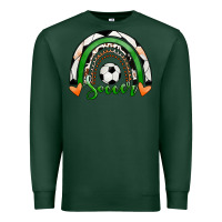 Sports Green Soccer Rainbow Premium Sweatshirt - RanaPortraitStore