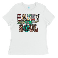 White sassy little soul Ladies Tee - CowhideDigitalArt