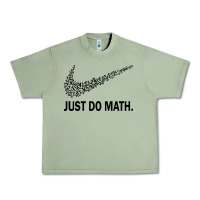 Oil Green just do math Urban Heavy Tee - DesigneFamous
