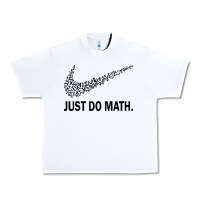 White just do math Urban Heavy Tee - DesigneFamous
