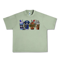 Oil Green Police Coffee Urban Heavy Tee - CowhideDigitalArt
