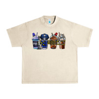 Sandshell Police Coffee Urban Heavy Tee - CowhideDigitalArt