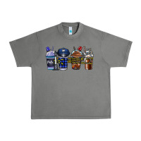 Tornado Police Coffee Urban Heavy Tee - CowhideDigitalArt