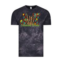 Cloud Black joy Christmas Rockin Vintage Tee - CowhideDigitalArt